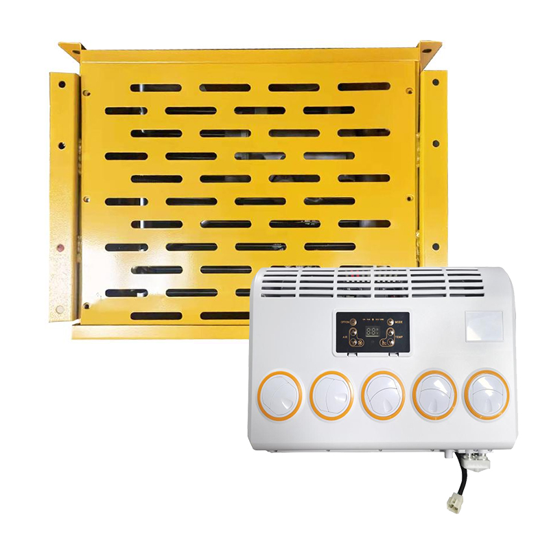 24V Backpack Type Portable Air Conditioner for Excavator Truck (Yellow)