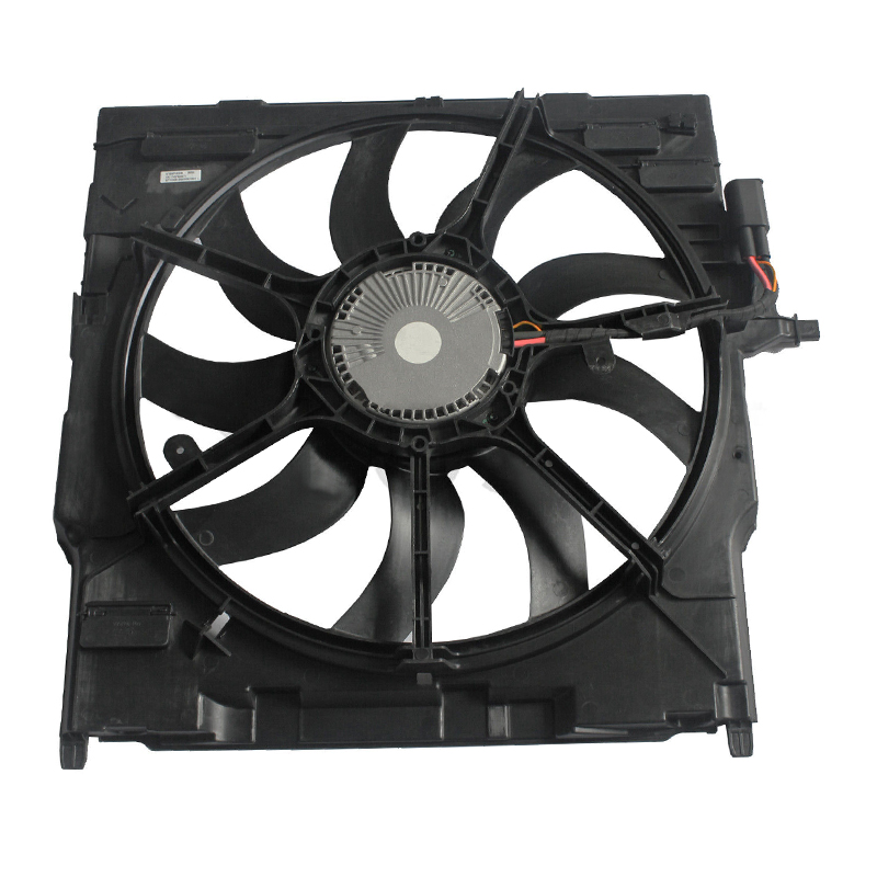 Car Radiator Cooling Fan Assembly For 14-18 BMW F15 X5 F16 X6 3.0L 2.0L OE: 17427634471